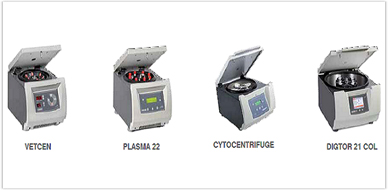 Laboratory centrifuge usable in humanism